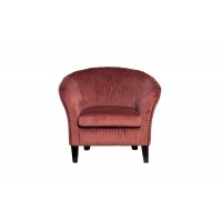 Кресло низкое велюровое темно-розовое PJS30801-PJ626 Garda Decor